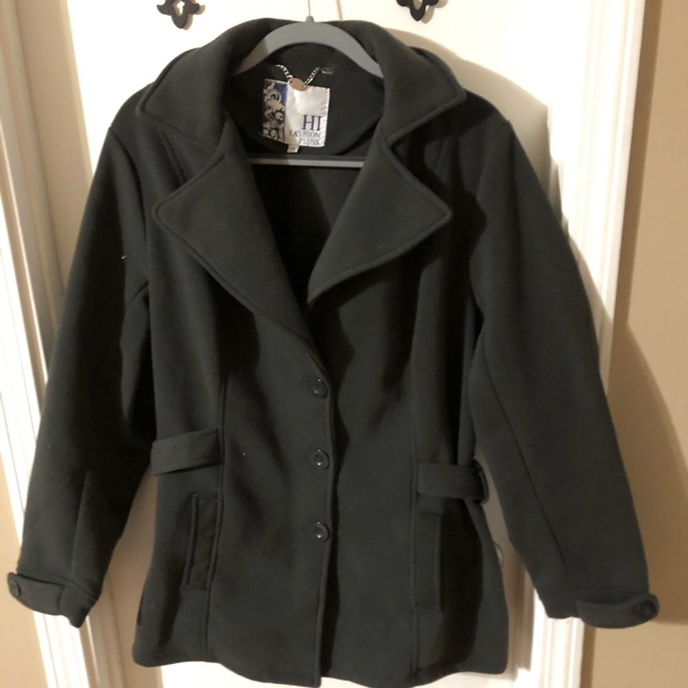 1x grey peacoat